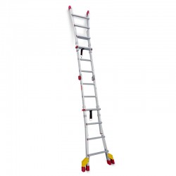 Escalera desplegada