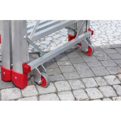  ruedas escalera de aluminio