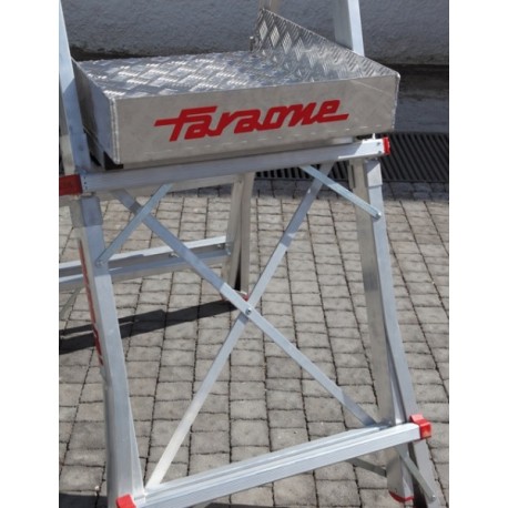  plataforma de escalera de aluminio