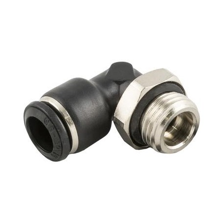 RACOR A L ORIENTABLE MACHO CILÍNDRICO CON TÓRICA REF. 55116 AIGNEP