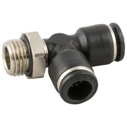 RACOR A T ORIENTABLE MACHO LATERAL CILÍNDRICO CON TÓRICA REF. 55226 AIGNEP