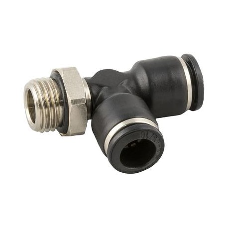 RACOR A T ORIENTABLE MACHO LATERAL CILÍNDRICO CON TÓRICA REF. 55226 AIGNEP