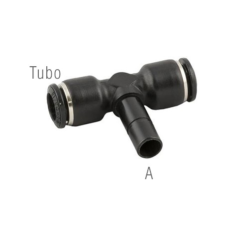 RACOR A T ORIENTABLE CON ESPIGA LISA CORTA REF. 55240 AIGNEP