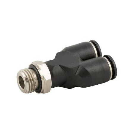 RACOR A Y ORIENTABLE MACHO CILÍNDRICO CON TÓRICA REF. 55325 AIGNEP