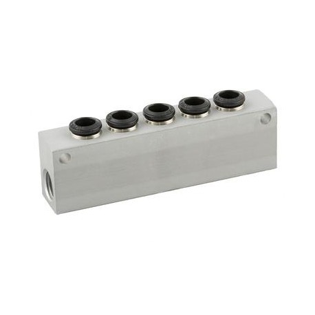 REGLETA EN ALUMINIO A 5 VÍAS REF. 50900N AIGNEP