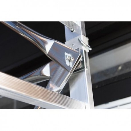 RAPIDO 180 | Andamio de aluminio con ruedas y plataforma de 180x105 cm., Altura Total Estructura H400CM