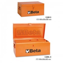 BAÚL PORTA HERRAMIENTAS EN CHAPA FORADO EN MADERA BETA REF. C22W