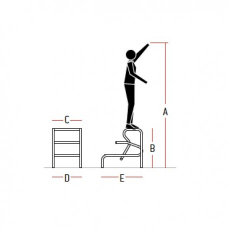 TABURETE PROFESIONAL PARA INDUSTRIA REF. SGA FARAONE
