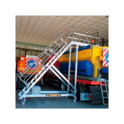 ESCALERA DE ALUMINIO CON VUELO FRONTAL REF. SB60 FARAONE