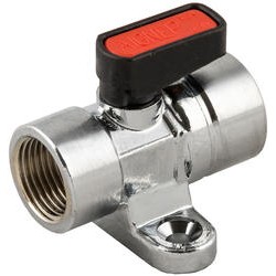 VÁLVULA CON PIE DE ANCLAJE HEMBRA G ISO228 REF. 6490 AIGNEP