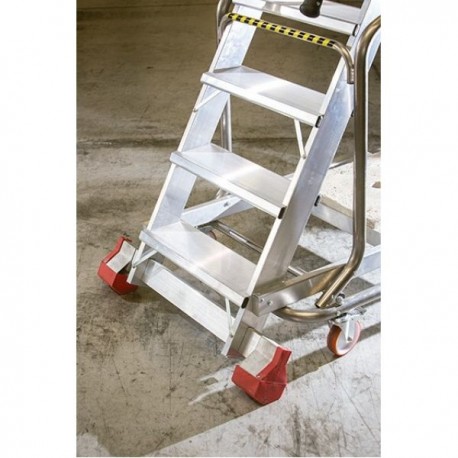 ESCALERA DE ALUMINIO CON PLATAFORMA Y INCLINACIÓN A 60º REF. SY60 FARAONE