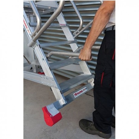 ESCALERA DE ALUMINIO CON PLATAFORMA Y INCLINACIÓN A 60º REF. SY60 FARAONE