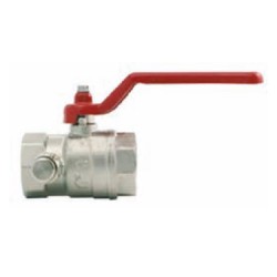 VÁLVULA A ESFERA HEMBRA CON VÁLVULA DE DESCARGA REF. 6076 AIGNEP