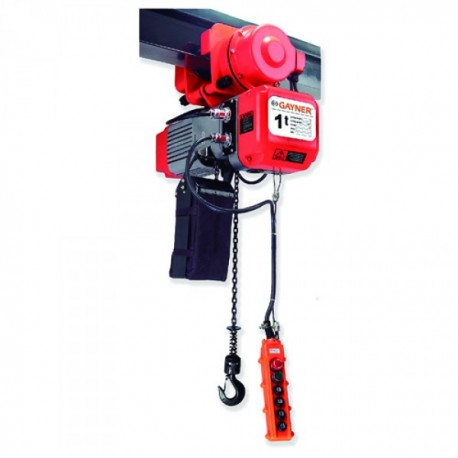 POLIPASTO ELÉCTRICO A CADENA + CARRO DE TRANSLACIÓN PECP-CR CARGO GAYNER