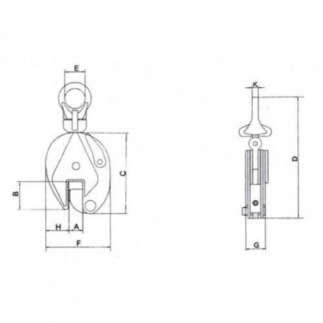 GARRA DE ELEVACIÓN VERTICAL ARTICULADA GEV/A CARGO GAYNER