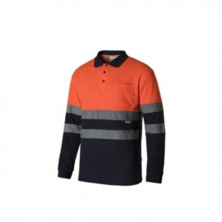 POLO ALTA VISIBILIDAD MANGA LARGA REF:305515 20 VELILLA