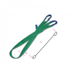 ESLINGA DE ELEVACIÓN CON CINTA PLANA COLOR VERDE 2T BETA REF.8153