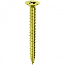 TORNILLO PARA MADERA HSI CABEZA AVELLANADA BICROMATADO Ø3 MM