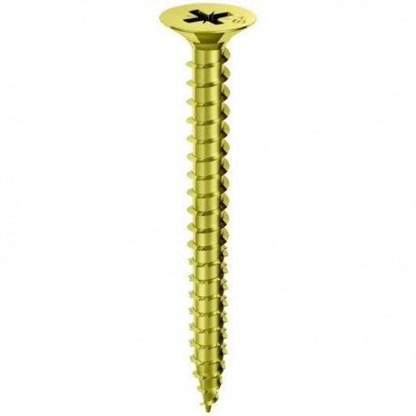TORNILLO PARA MADERA HSI CABEZA AVELLANADA PZ BICROMATADO Ø6 MM