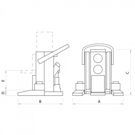 GATO HIDRÁULICO PERFIL BAJO GHL CARGO GAYNER