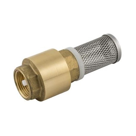 VÁLVULA DE FONDO EN LATÓN TIPO EUROPA CON FILTRO REF. 6037 AIGNEP