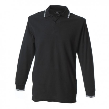 POLO MANGA LARGA MARSIGLIA NEGRO REF.990053 JRC