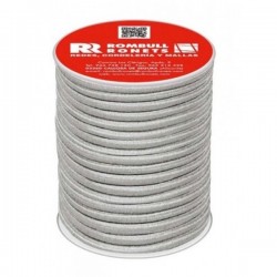 CARRETE DE CUERDA ELÁSTICA PES 25M BLANCO VARIOS GROSORES ROMBULL