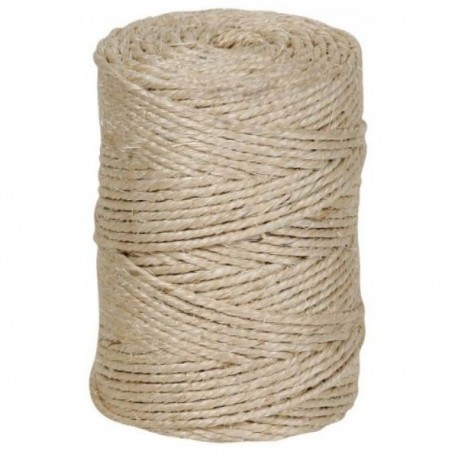 BOBINA DE SISAL 3/4 A 3C DE 3,5MM 130M/1Kg VARIAS MEDIDAS ROMBULL