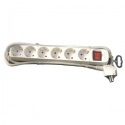 ENCHUFE CON INTERRUPTOR 6 BASES VARIOS MODELOS ASEIN