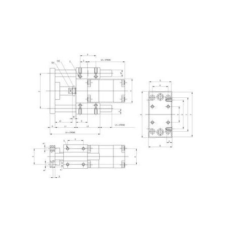 UNIDAD DE GUIADO Ø 40 REF. VLCUB AIGNEPVARIAS MEDIDAS