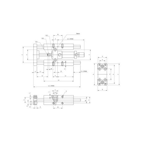 UNIDAD DE GUIADO Ø 20 REF. MLCHB AIGNEPVARIAS MEDIDAS