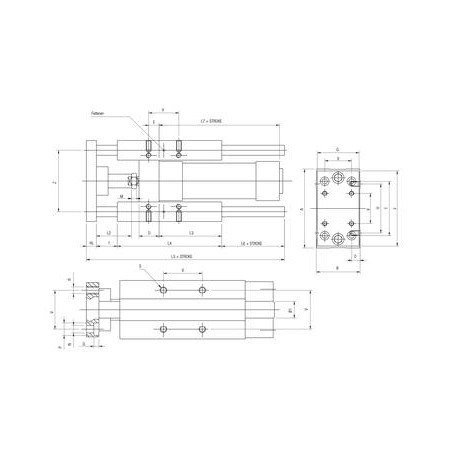 UNIDAD DE GUIADO Ø 50 REF. VLCHC AIGNEPVARIAS MEDIDAS