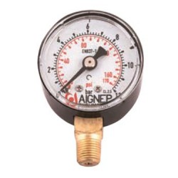 MANÓMETRO RADIAL CON ROSCA DE 1/8 REF. MR AIGNEP