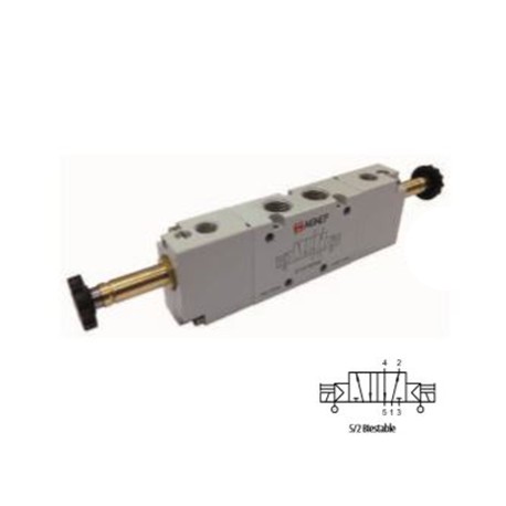 ELECTROVÁLVULA BIESTABLE 5/2 VÍAS REF. 01V A1 5 00 AIGNEP