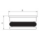 TAPÓN INTERMEDIO PARA BASES MODULARES REF. 01VB8 AIGNEP