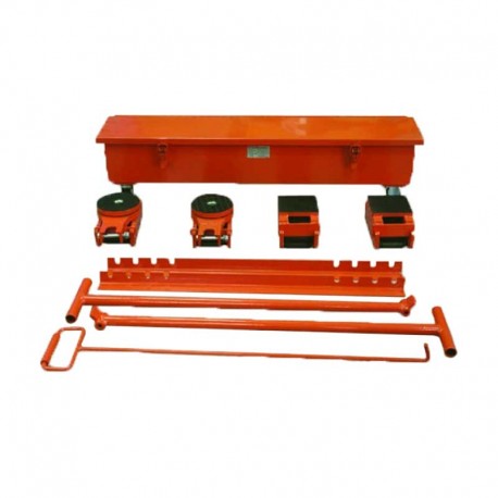 KIT DE TANQUETAS DE CADENA DE RODILLOS EN ACERO VARIAS CARGAS