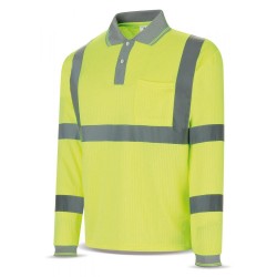 POLO DE ALTA VISIBILIDAD MANGA LARGA AMARILLO