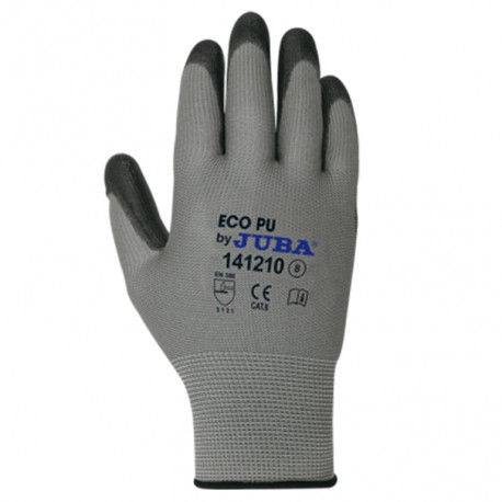 GUANTES POLIÉSTER JUBA REF 141210 ECO-PU.