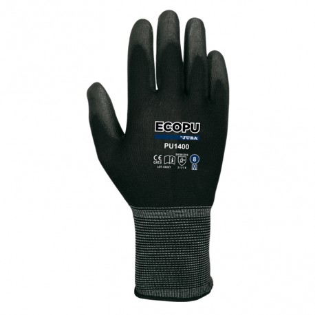GUANTES NYLON JUBA TALLA 9 REF. BPU1400ECO-PU.