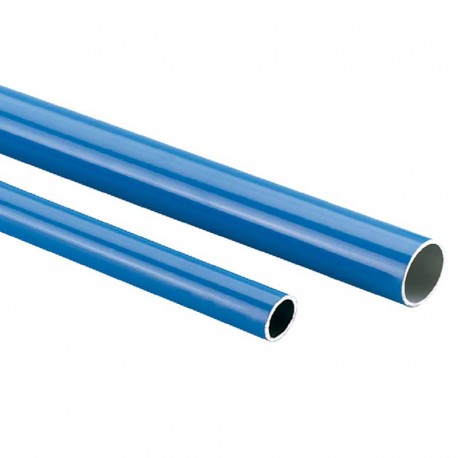 TUBO ALUMINIO AIRE JENDER 4 METROS ELECTROPINTADO AZUL RAL- 5016