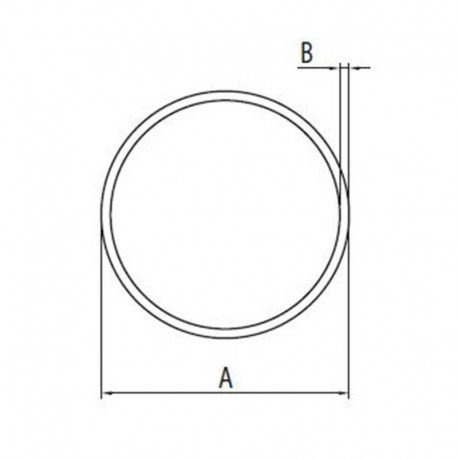 TUBO ALUMINIO AIRE JENDER 4 METROS ELECTROPINTADO AZUL RAL- 5016
