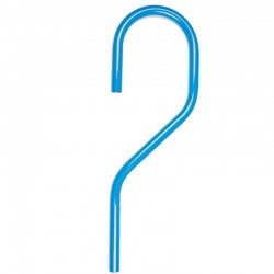 TUBO CURVO JENDER ELECTROPINTADO AZUL RAL- 5016