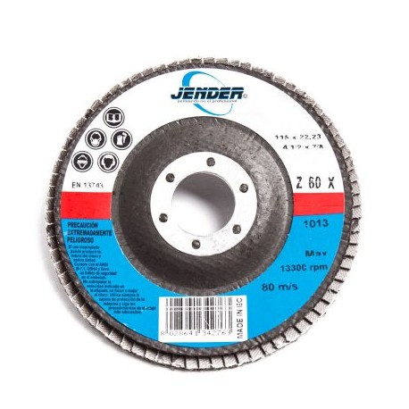 DISCO LIJADO A LÁMINAS Z-115 JENDER ABRASIVOS