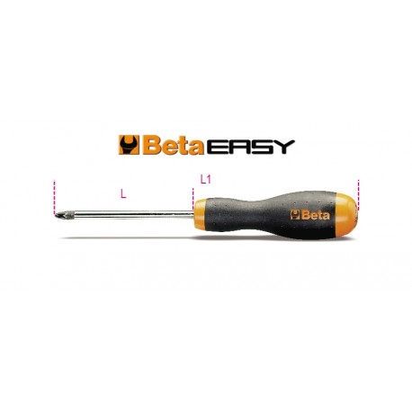 DESTORNILLADORES HUELLA DE CRUZ POZIDRIV-SUPADRIV BETA REF.1209PZ