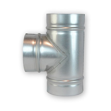 TE SIMPLE 90º CHAPA GALVANIZADA