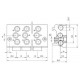 BASE MÚLTIPLE 1/8 REF. 01VB00 AIGNEP