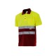 POLO ALTA VISIBILIDAD BICOLOR MANGA CORTA REF.173 VELILLA