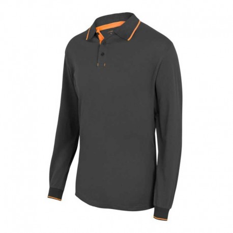 POLO BICOLOR RAYA MANGA LARGA REF.105515 VELILLA