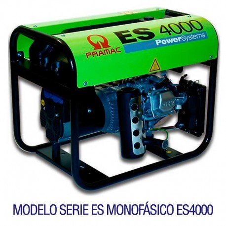 GENERADOR MONOFÁSICO GASOLINA INVERTER SERIE-ES PRAMAC