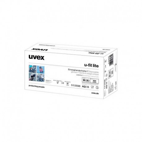 GUANTES DE NITRILO PROTECCIÓN U-FIT DE UVEX VARIAS TALLAS